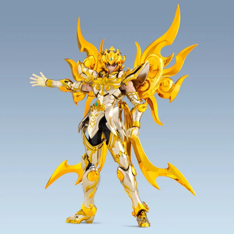 Toypoint/TP Saint Seiya Myth Cloth EXM Leo Aiolia God SOG And Totem/Object Gold Knights of the Zodiac Action Figure In Stock