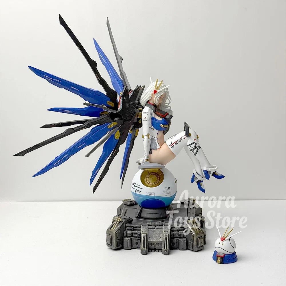 36cm/14.17in Anime Figure Mobile Suit Girl Action Figures Pvc Statue Collection Model Toys Gifts