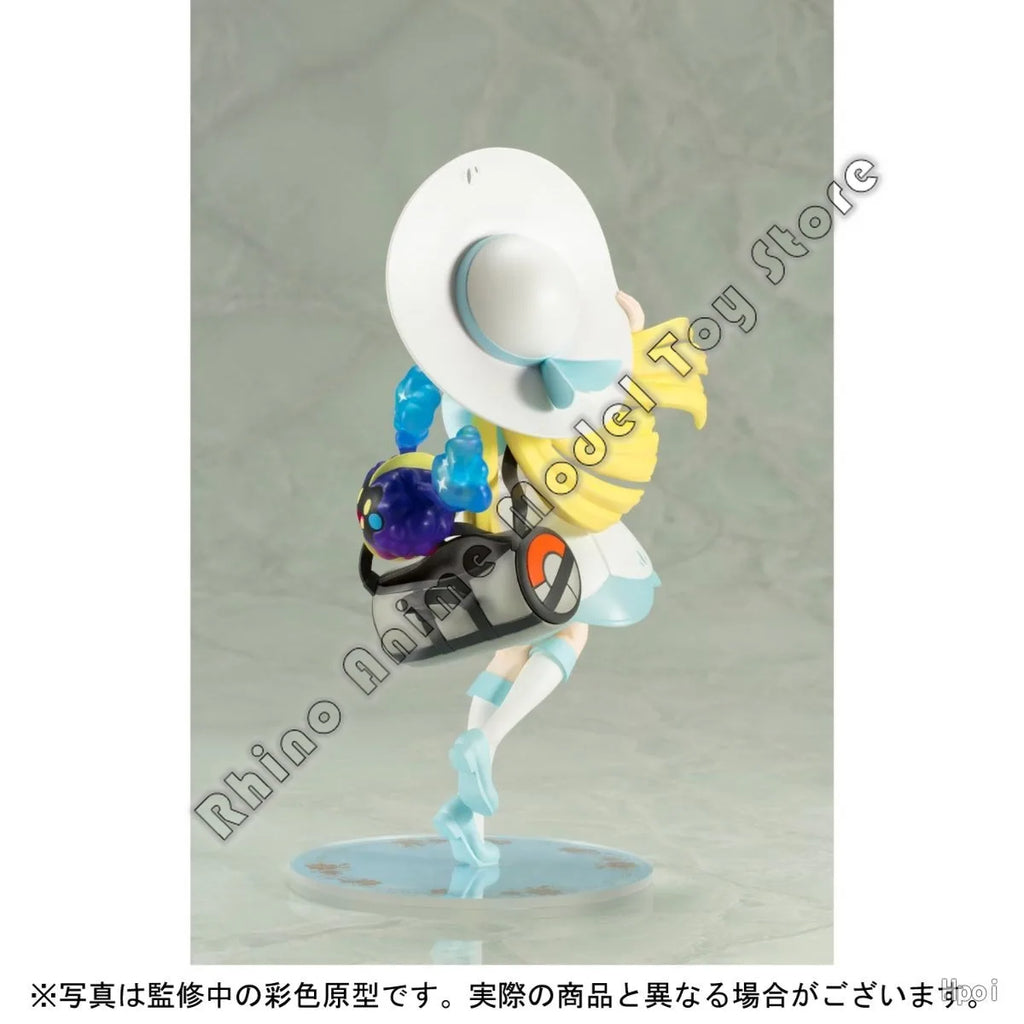 In Stock Original Genuine Kotobukiya Pokémon 1/8 Lillie 22cm Anime Action Figure Collection Model Japanese PVC Statue Gift