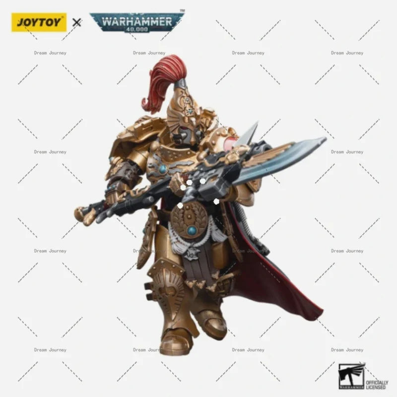 In stock JOYTOY Warhammer 40k 1/18  Adeptus Custodes Shield Captain with Guardian Spear   Action figures Toy collection