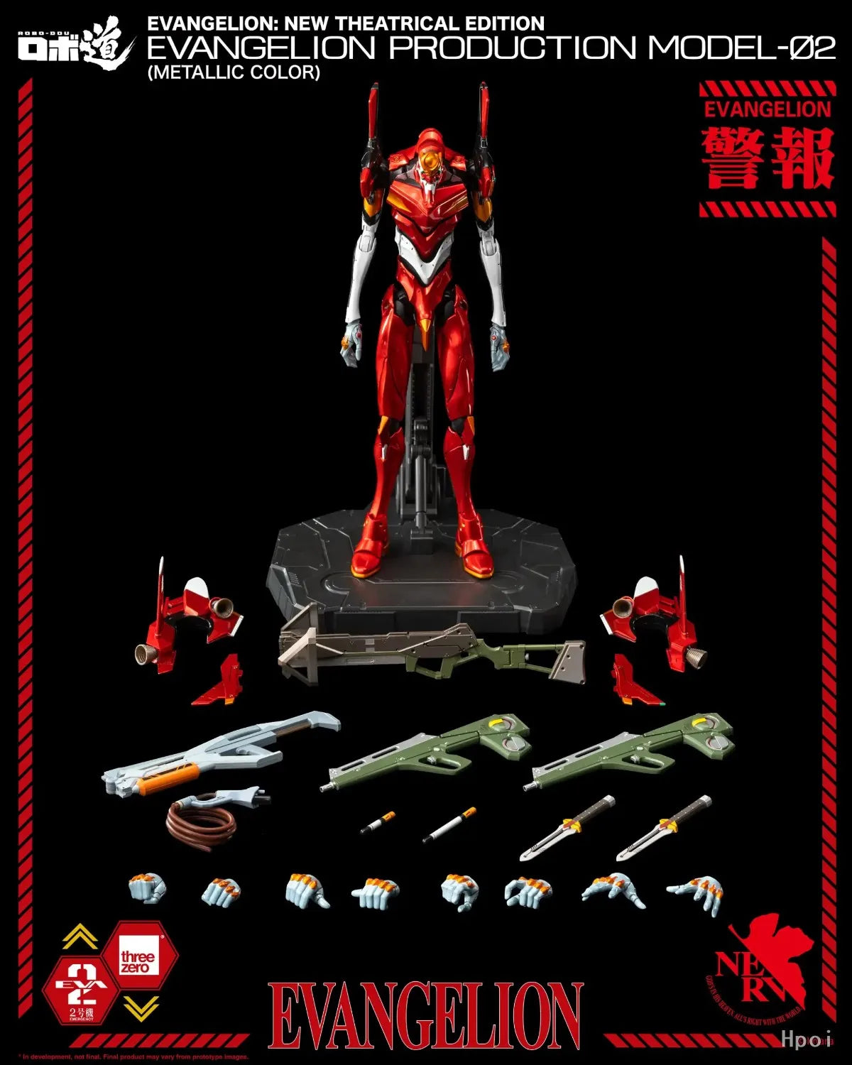 【In Stock】Threezero ROBO-DOU EVA Production Model-02 Metallic Color Mecha Collection Toy Model