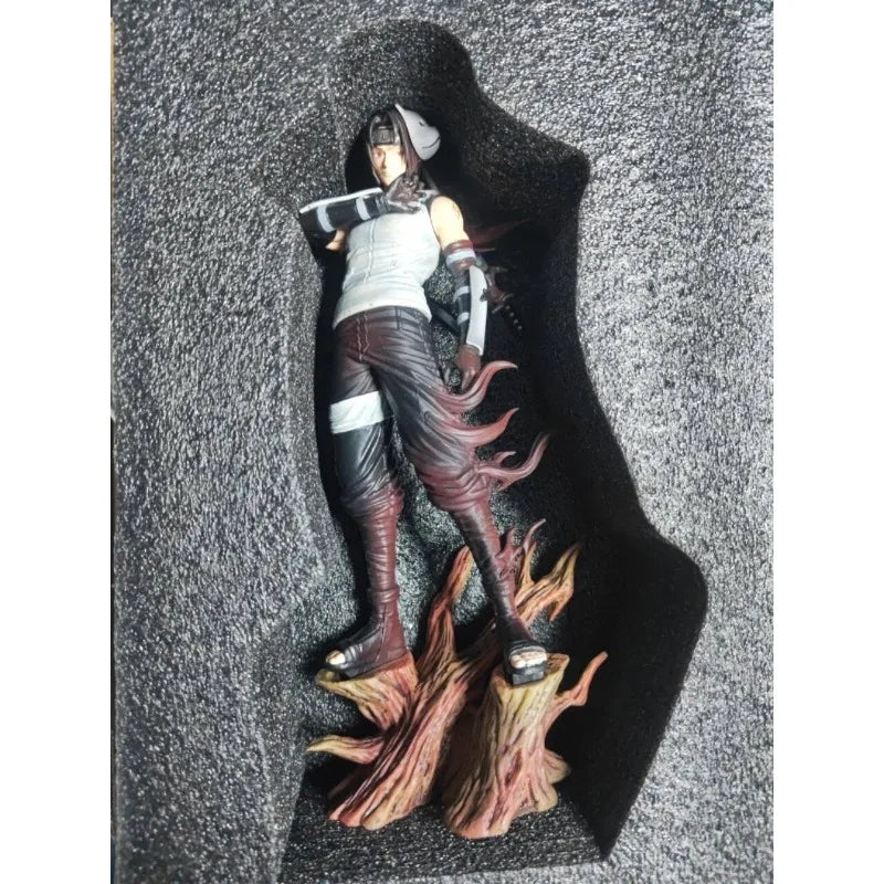In stock Anime Model Uchiha Itachi Uzumaki Narute Anime Collection Model Desktop Ornament Decorations Holiday Gifts Children Toy