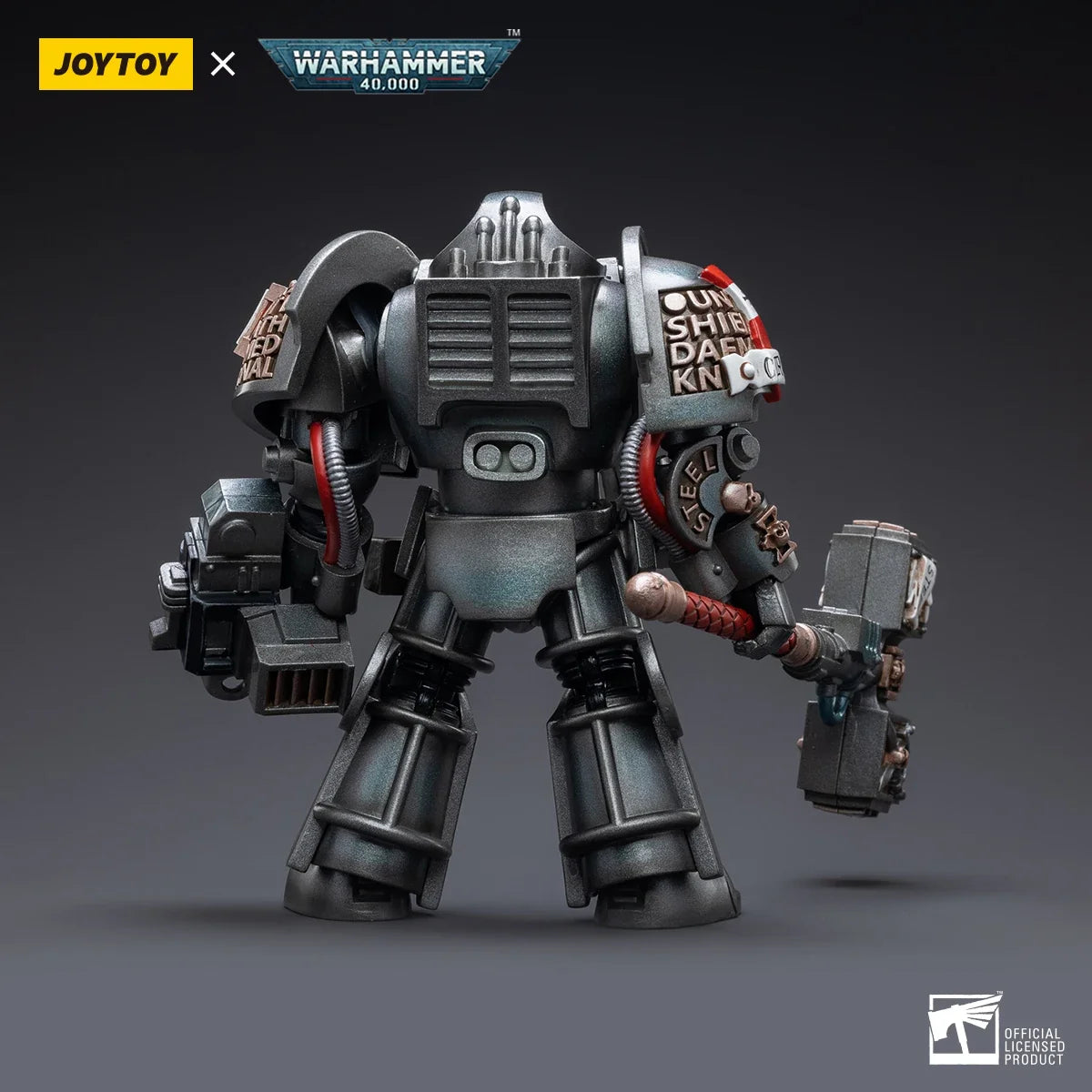 【In Stock】JOYTOY Warhammer 40K 1/18 Action Figure Grey Knights Terminator Caddon Vibova for Game Soldier Model Toy