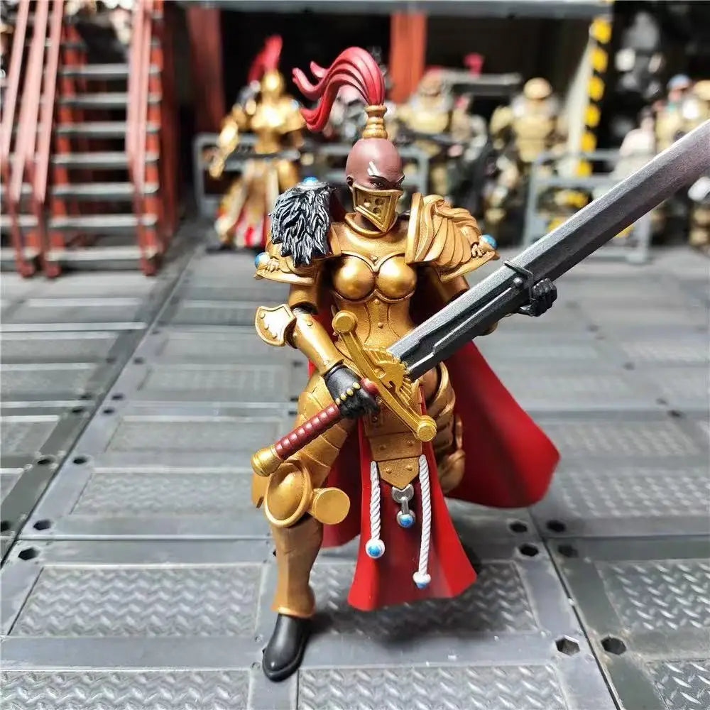 【In Stock】 JOYTOY Warhammer 40K Sisters of Silence White Falcons Vigilator Cadre Vigilator Mistress Squad Toy