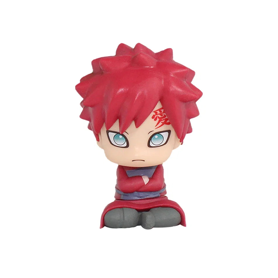 10cm Naruto Anime Figure Uzumaki Naruto Kakashi Uchiha Sasuke Itachi Cute Toys Q Figurals Action Figurine Model