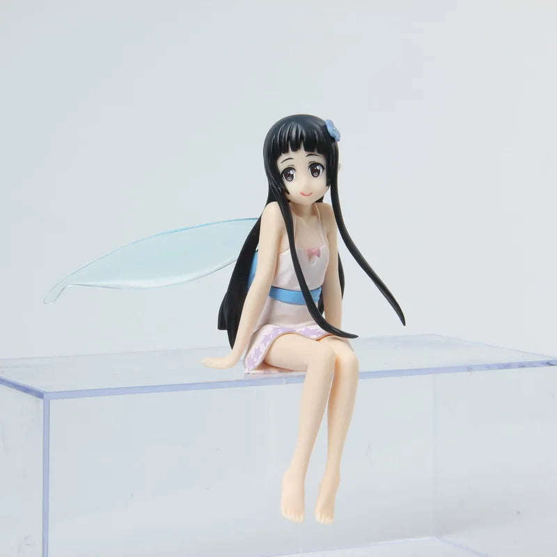 12cm Sword Art Online Yui Elf Sitting Position Anime Figure Model Statue Boys Collection Desktop Decoration Ornament Toys Gifts