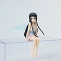 12cm Sword Art Online Yui Elf Sitting Position Anime Figure Model Statue Boys Collection Desktop Decoration Ornament Toys Gifts
