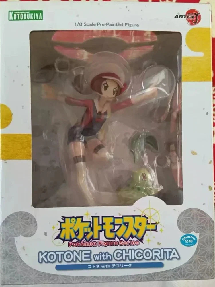 In Stock Original  1/8 ARTFX J Pokemon Series Red with Charmander  Anime Action Collection Figures Model Toys