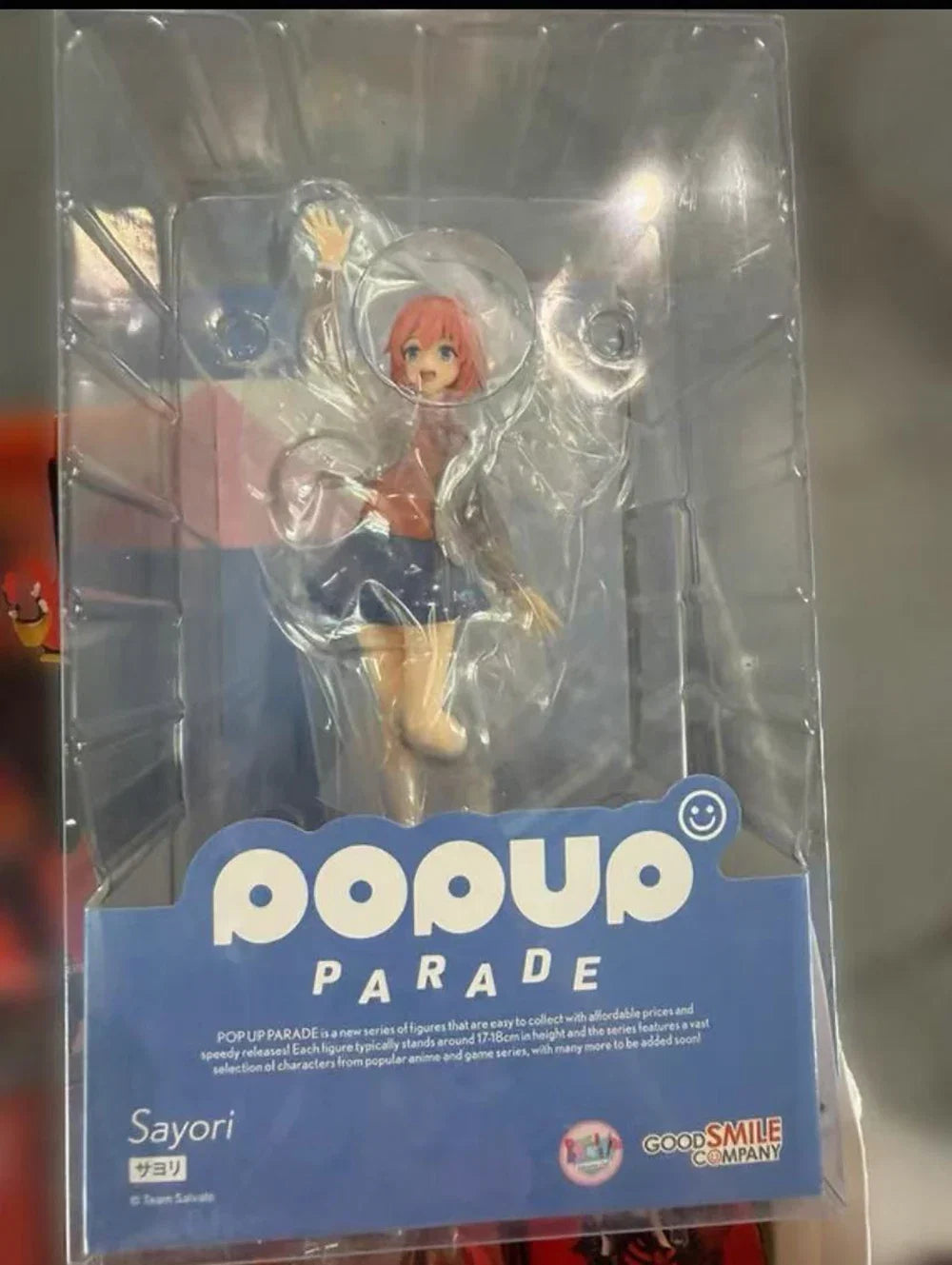 Original in Stock Good Smile Company Prepainted Pop Up Parade Doki Doki Literature Club Sayori  Anime Figure Model Decoration