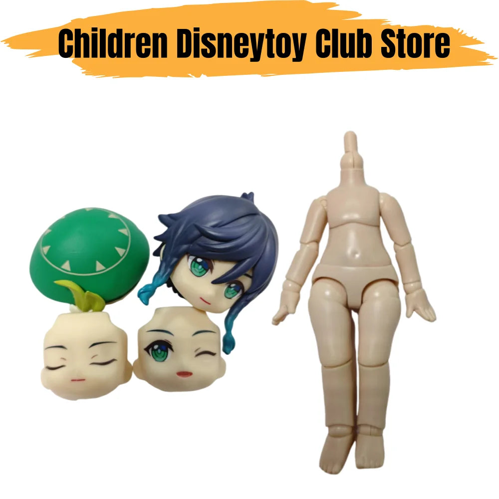 Ob11 1/12 Genshin Impact Anime Venti BJD Model Doll Action Figure Model Figurine Decoration Toys Green Suit Toys