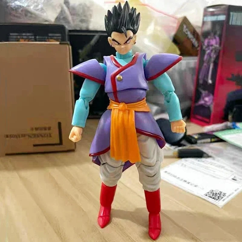 15cm Dragon Ball Anime Figures Kaioshin Son Gohan Action Figure Supreme Kai God Of Creation Shf Pvc Model Desktop Decoration