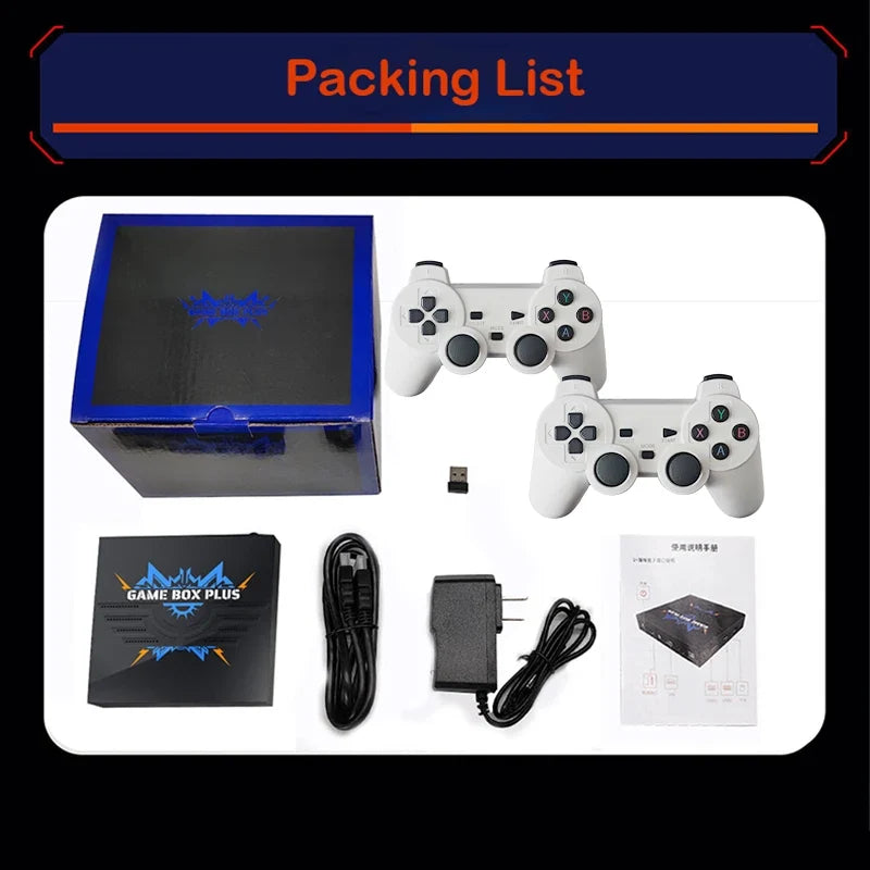 Coopreme X6 PLUS Video Game 64G 10000+Games HD Output Joystick Dual Controller Fighting Home Game Box PSP Arcade Game