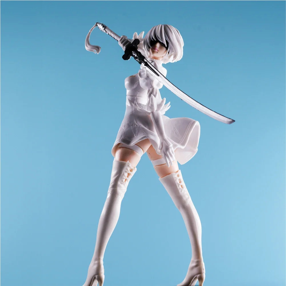 18CM Anime Nier:automata Ver1.1A 2B Yorha No. 2 Type B Premium Chokonose Action Figure PVC Model Collectible Toys Children  Gift
