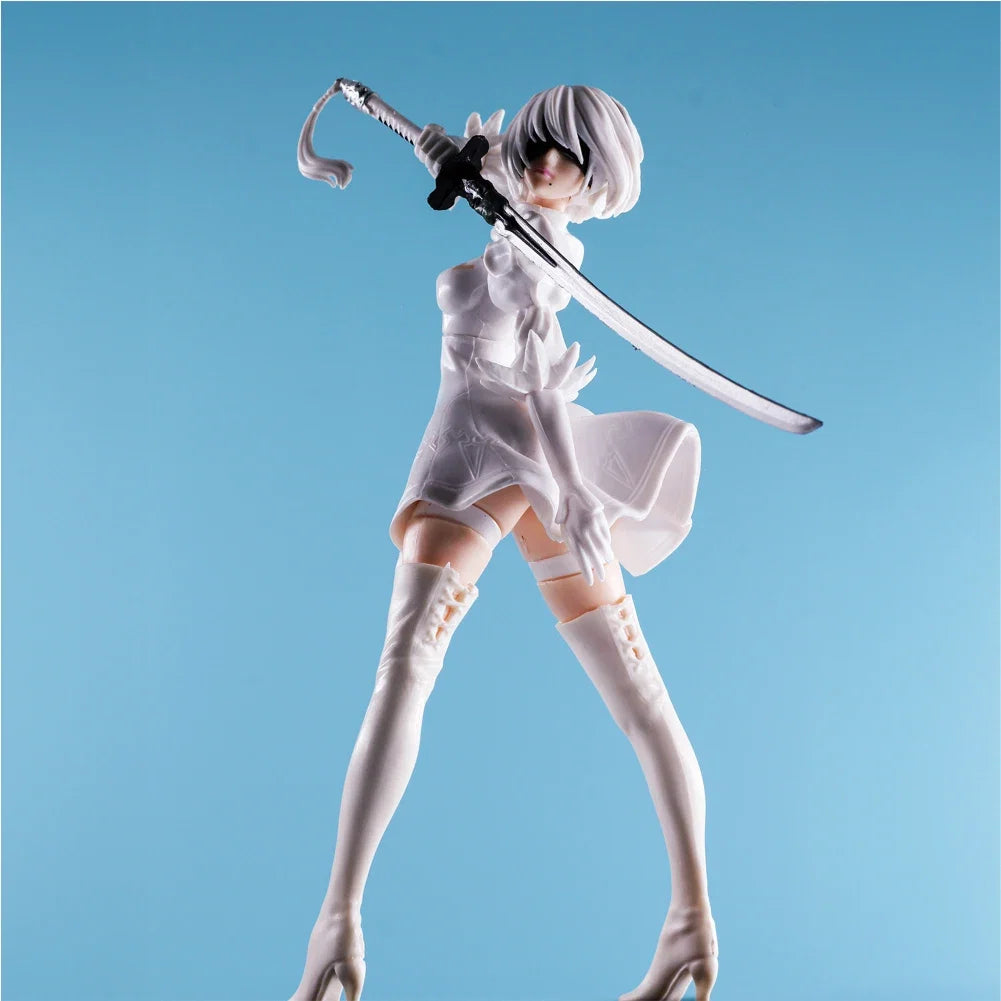 18CM Anime Nier:automata Ver1.1A 2B Yorha No. 2 Type B Premium Chokonose Action Figure PVC Model Collectible Toys Children  Gift