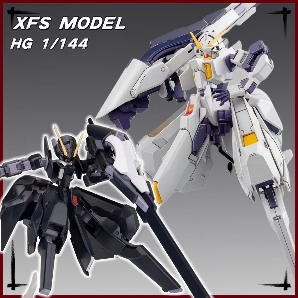 In Stock New Xfs Hg 1/144 Rx-124 Tr-6 Woundwort Black White Assembly Model Kits Anime Action Figure Robot Plastic Model Toys