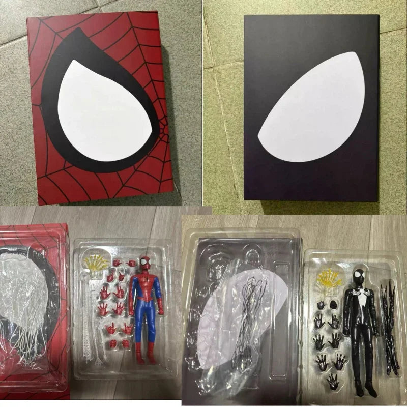 In Stock DBToys X6in Studio 1/12 Ultimate Spider Man dbm001 Red Ultimate dbm002 Black Symbiotic Full Set 6in Action Figure Model