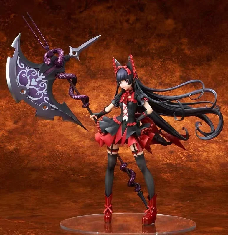 100% Original: quesQ GATE Fantasy Self-Defense Force Lori McCurley 1/7 PVC anime action figure model collection limited gift