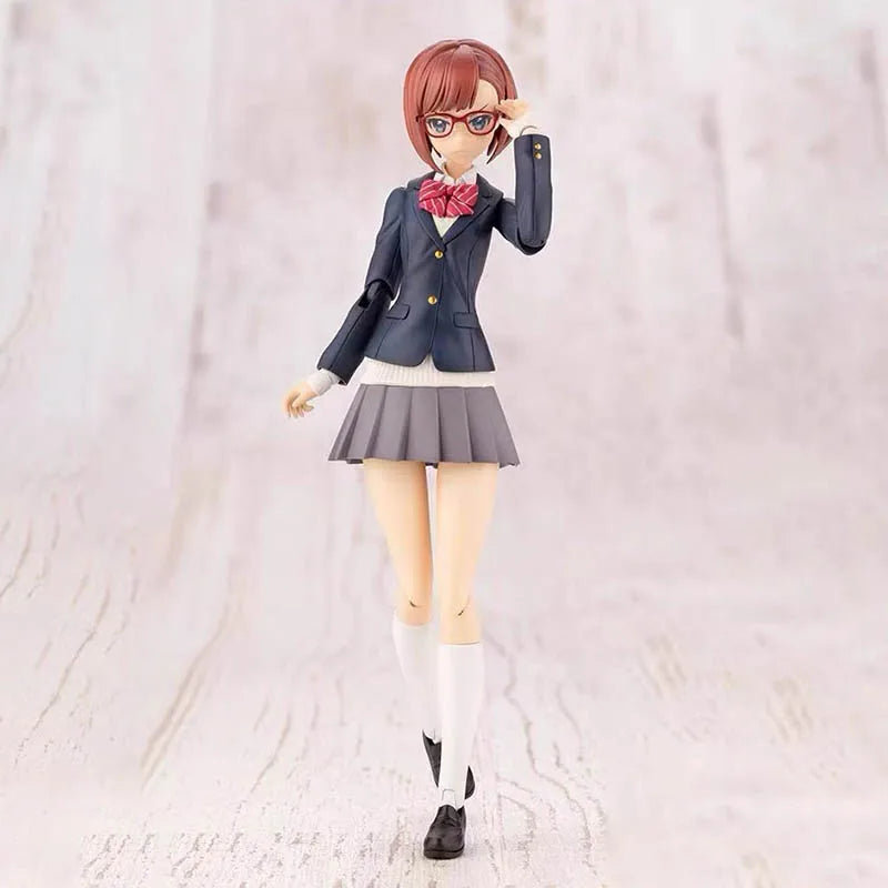 Kotobukiya Creative Color Girls Garden Model Kit Sousaishojoteien Koyomi Takanashi Winter Uniform Anime Action Figures Toys