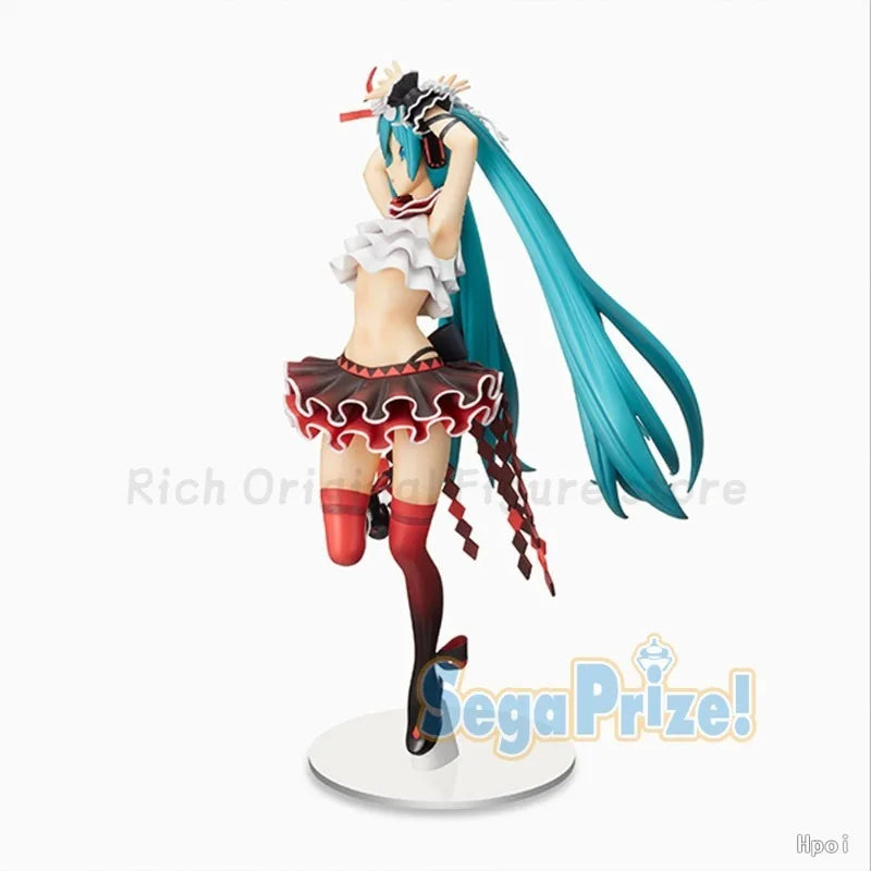 【In stock】 Original SEGA SPM Project DIVA Mega 39's Hatsune Miku Erxi Walking Anime Figure Model Toy
