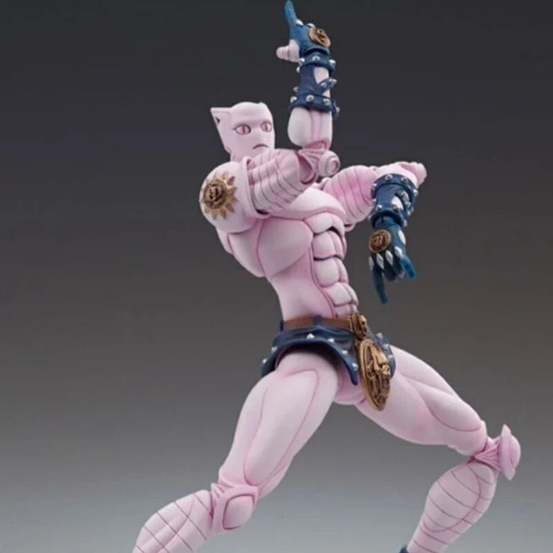 Jojo'S Bizarre Adventure Jojo Kira Yoshikage Killerqueen Anime Action Figurines Fashion Desktop Ornament Boy Toy Surprise Gifts