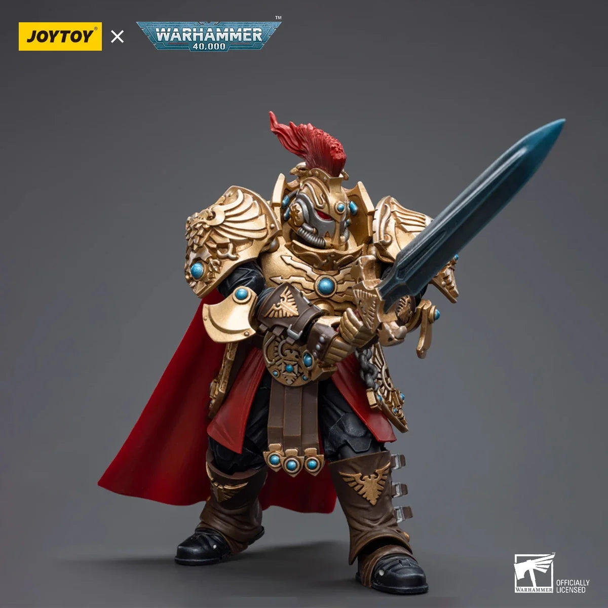 JOYTOY Warhammer 40K Action Figure Adeptus Custodes Blade Champion Anime Figure Joints Movable Figurine Collection Model Toys