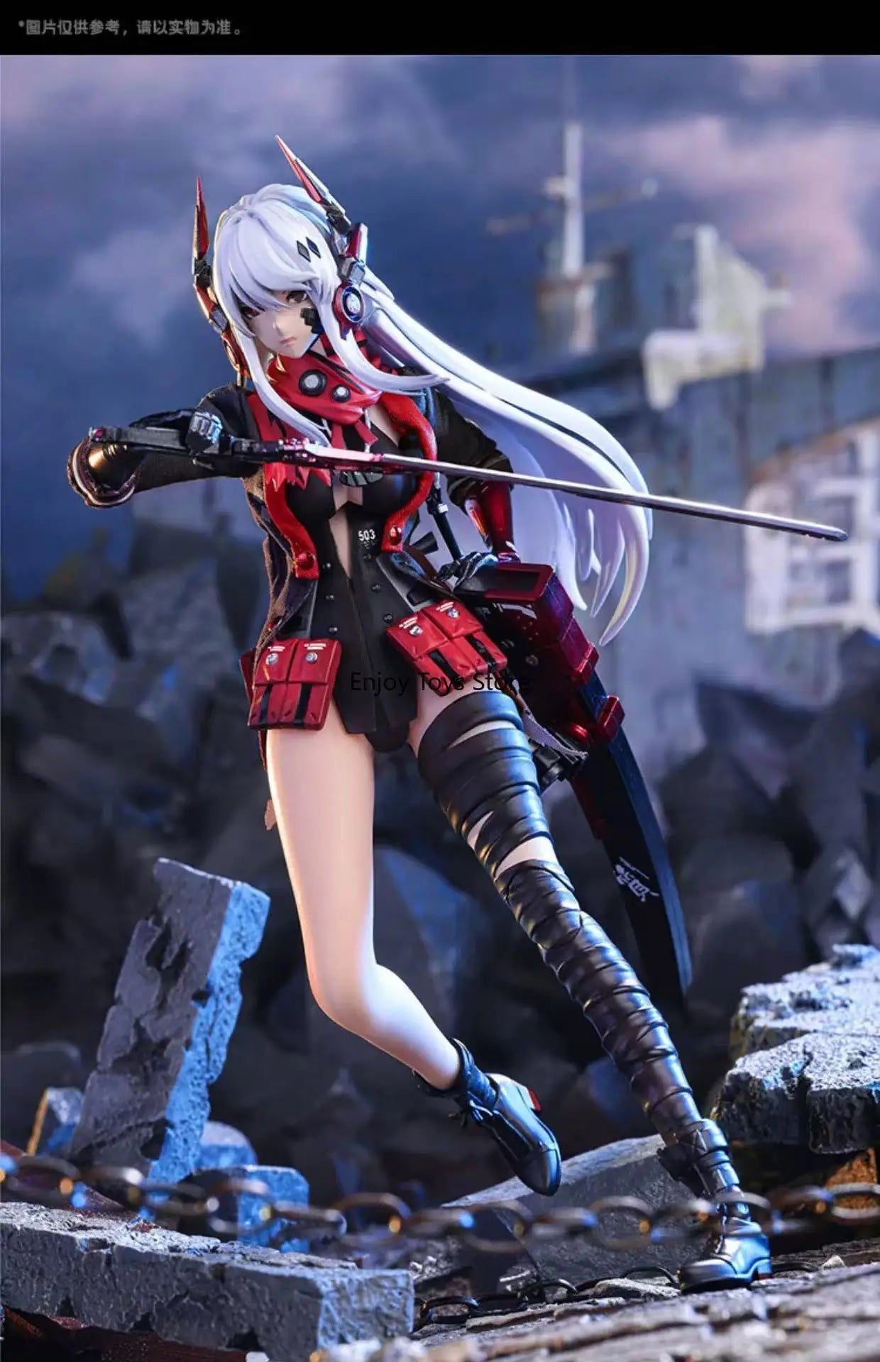 In Stock Now Nuclear Gold Reconstruction Battle with Double Pamish Lucia Crimson Abyss Figure Model Toys