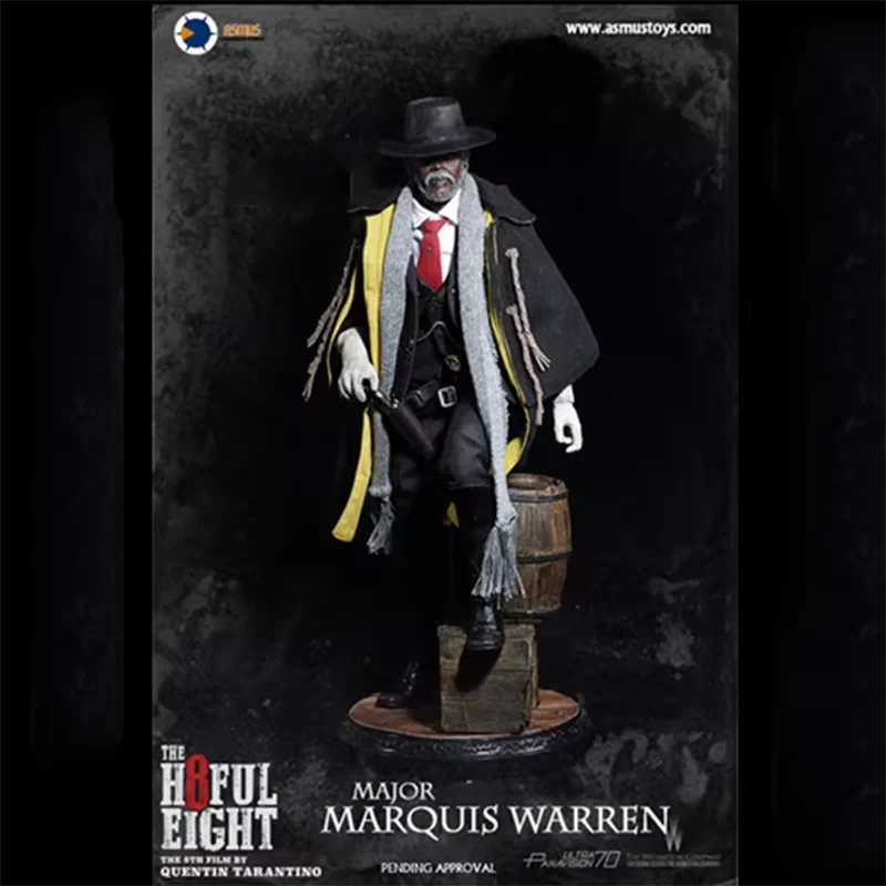 Asmus s H802 1/6 The Hateful Eight Marquis Warren Soldier Action Figure Model Toys12-inch collection scene ornaments gifts