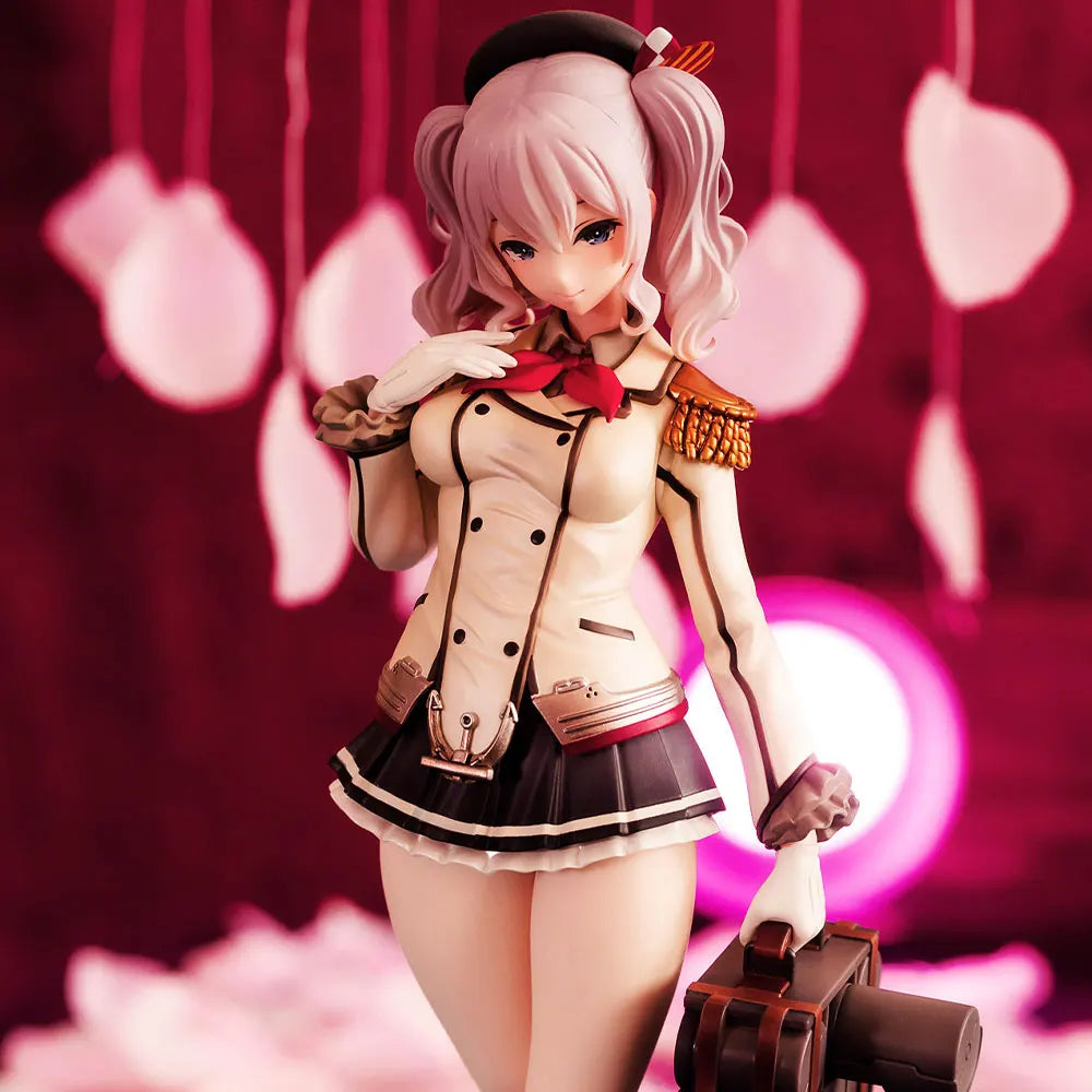 25CM Anime Fleet Collection Figure Kashima Standing Animation Model Toy Gift Collection Decoration Ornaments PVC