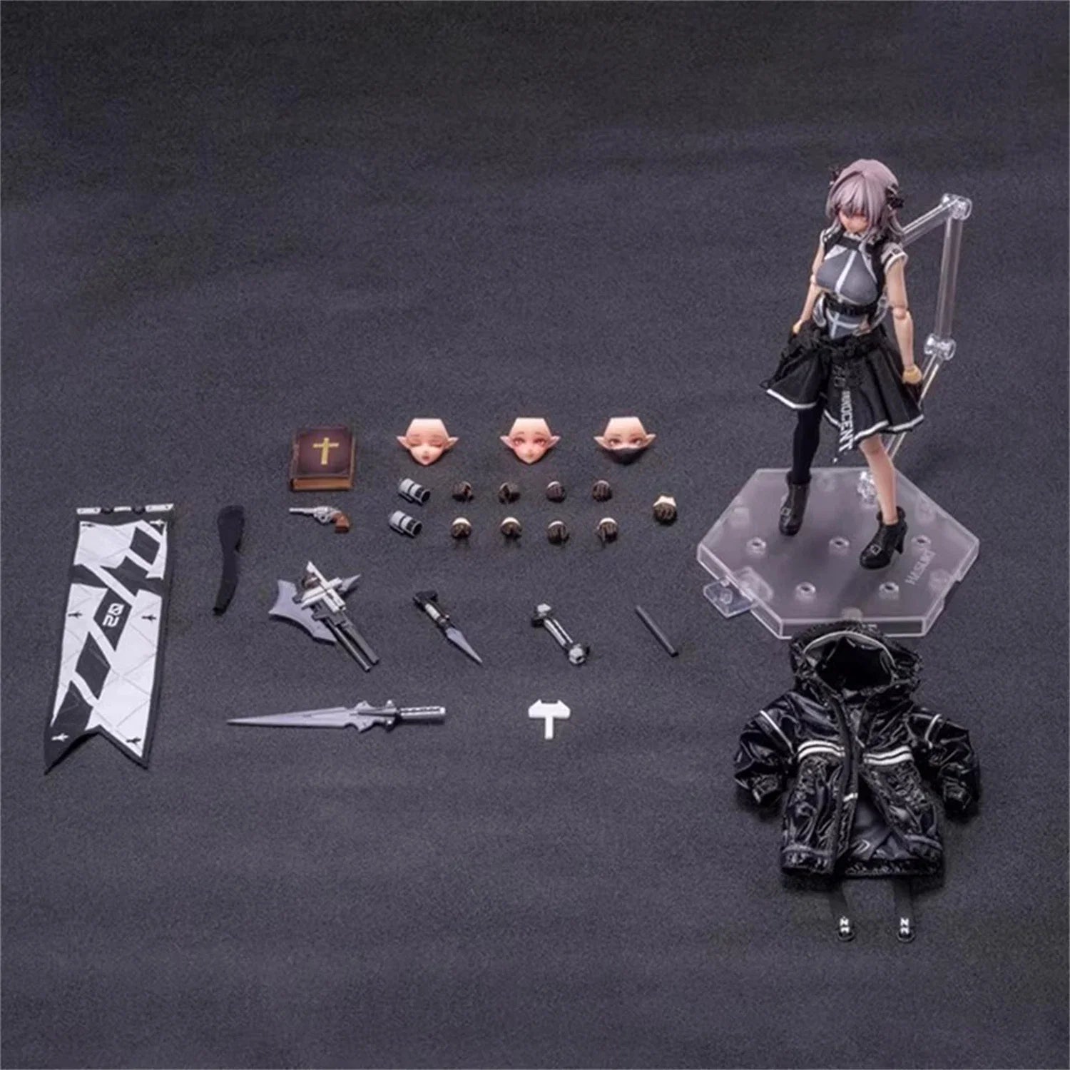 【IN STOCK】 Original HASUKI 1/12 PA009 NUNFRIEDE Mobile Suit Girl Action Figure With Box