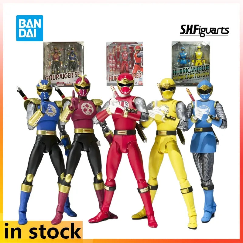 Bandai Original S.H.Figuarts Finished Movable Doll Series Wind Endurance Team Anime Action Figure Modell Spielzeug Geschenke für Jungen