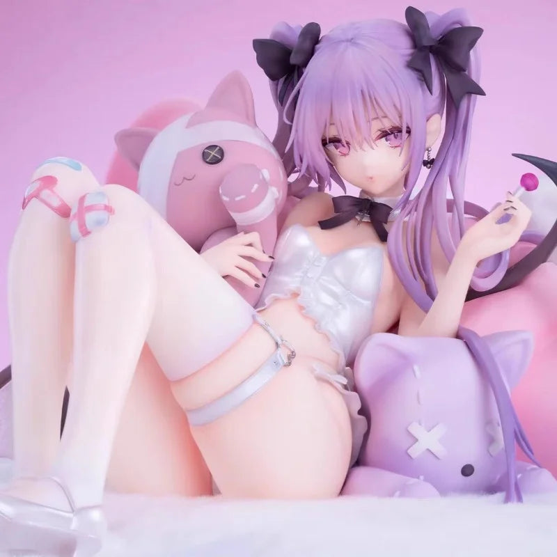 BLBU ACGN Rurudo Art Original Figur Lim Land 25cm PVC Modellspielzeug Eve Succubus Sexy Anime Figur Game Derivate SUGER HIGH