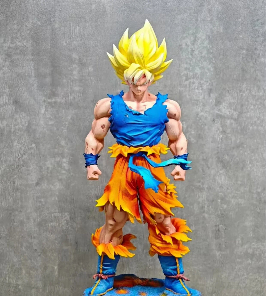 Hot 30cm Dragon Ball Figure Son Goku Figurine Super Saiyan Goku Anime Statue Collection Dragon Ball Model Toy Kid Halloween Gift