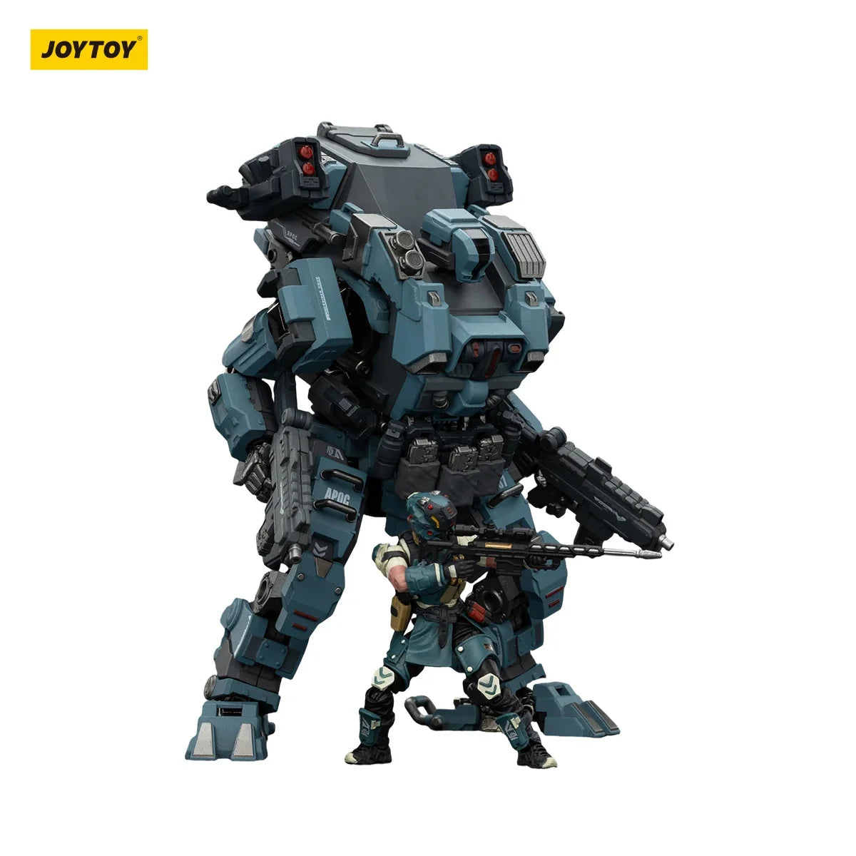JOYTOY Dark Source 1/25 Action Figures APOC Series Annihilator Falcon Iron Assault Bedrock Sentence Storm Dauntless Mech