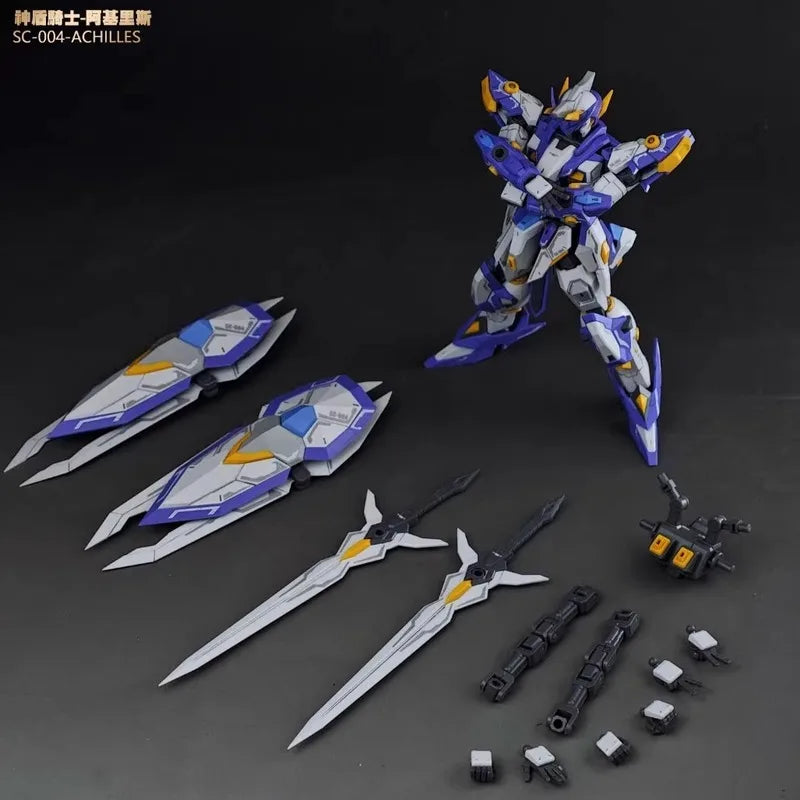 1/144 SNAA THE ROUND TABLE KNIGHT SC-004 AEGIS KNIGHT ACHILLES  Action Figure Mecha Assembly Model Kit Collectible Boy Toys Gift