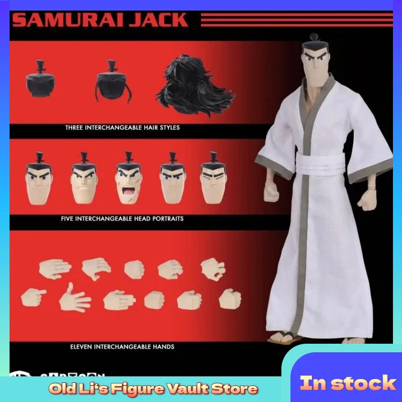 Auf Lager Actionfigur Mezco Ant One:12 Samurai Jack Actionfigur Spielzeugsammlung Geschenk