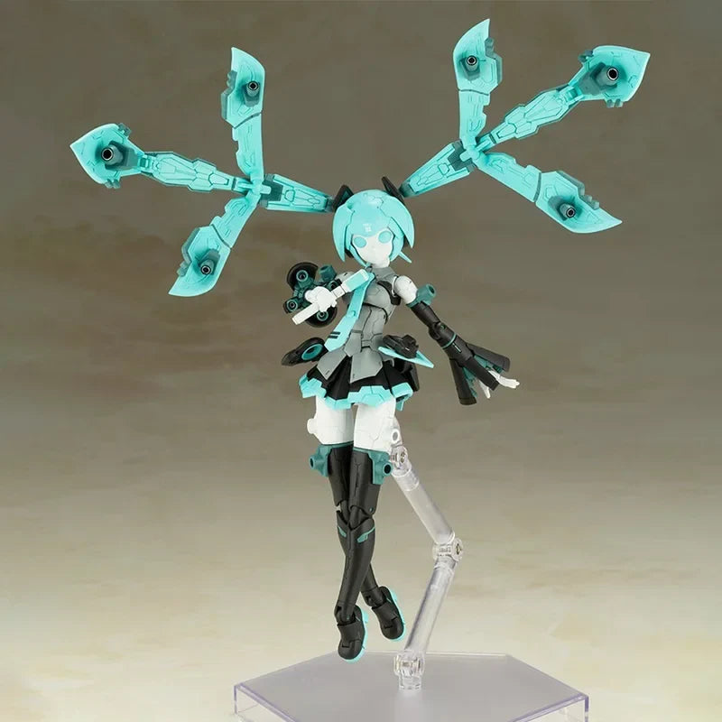 Kotobukiya Original Genuine Vocaloid Hatsune Miku Frame Artist 1/100 Mobile Suit Girl 15.9cm Action Figures Assembly Model Toys