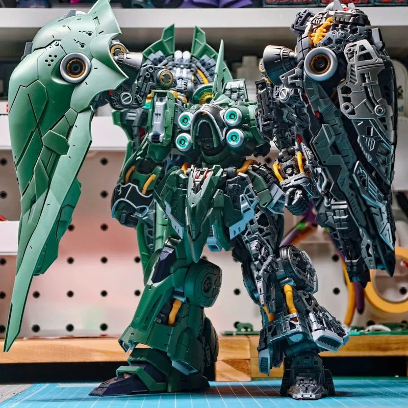 In Stock AXIS MODEL WORKS OSIRIS AERIAL DOMINATOR 1/100 Assembling Movability Model Toys Mecha NZ-666 Kshatriya LED LIGHTING KIT