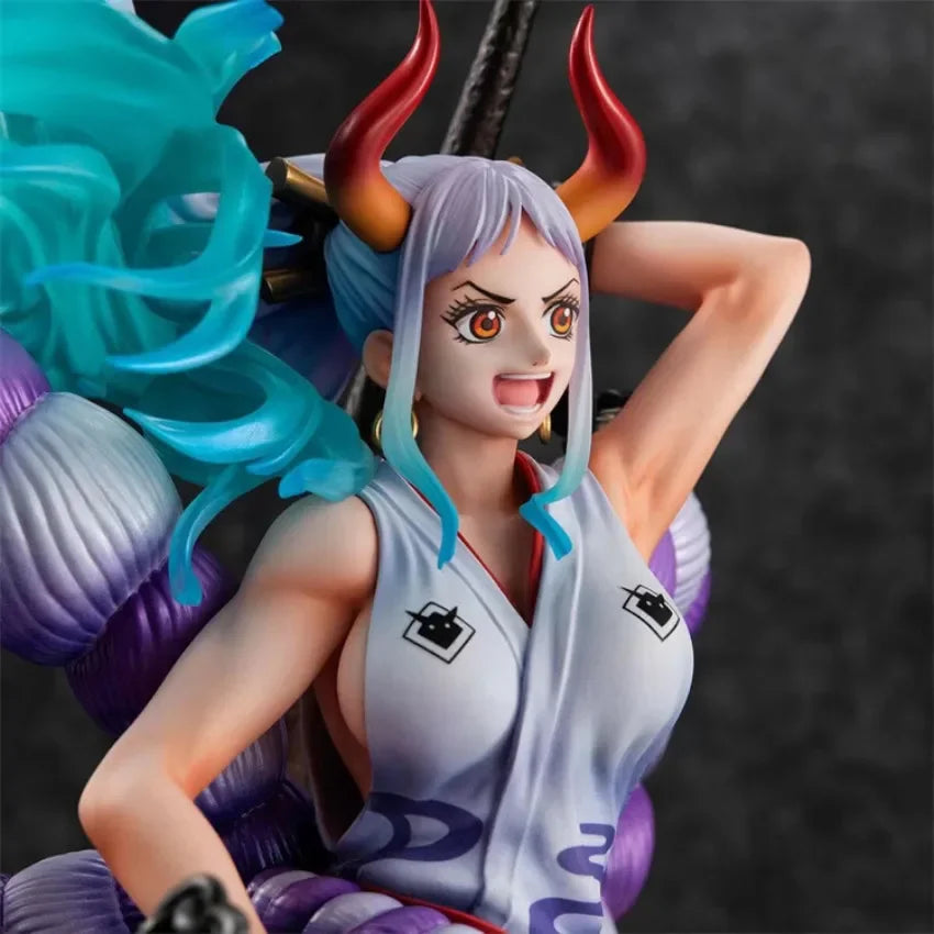 30cm Yamato One Piece Figures The Island of Ghost Girl Yamato Action Figures Kaidou Daughter Anime PVC Model Ornamen Toy