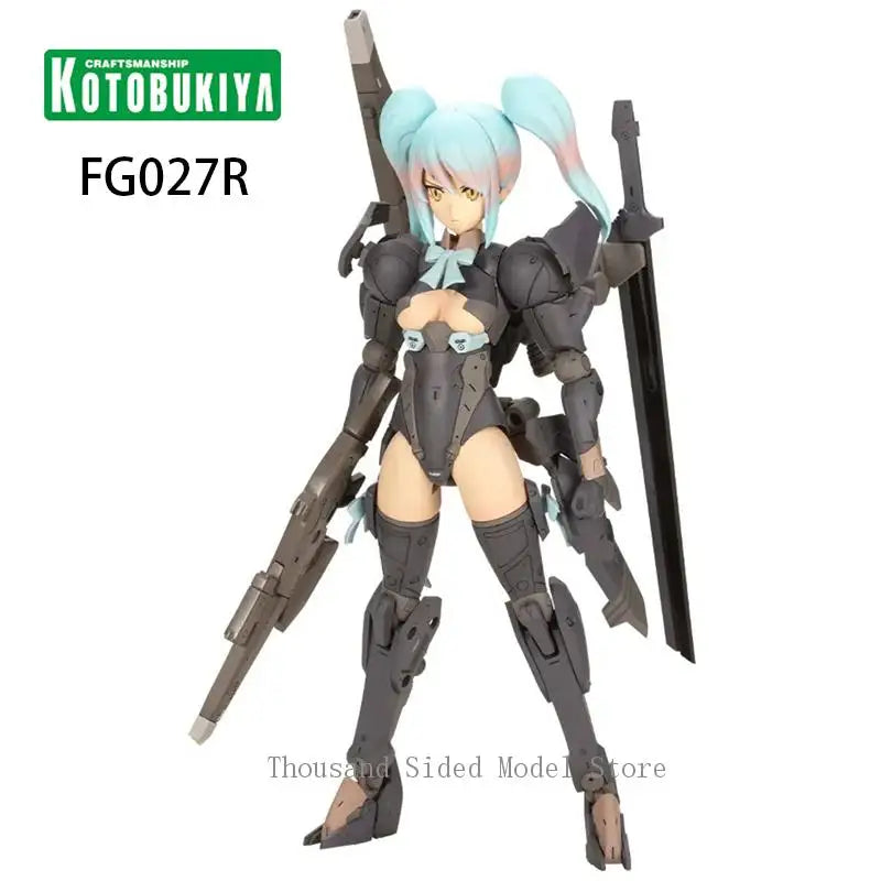 Original Kotobukiya FG027R Frame Arms Girl Shadow Tiger (Reissue) Assembled Model Genuine Action Figure Collectible Toys 16CM