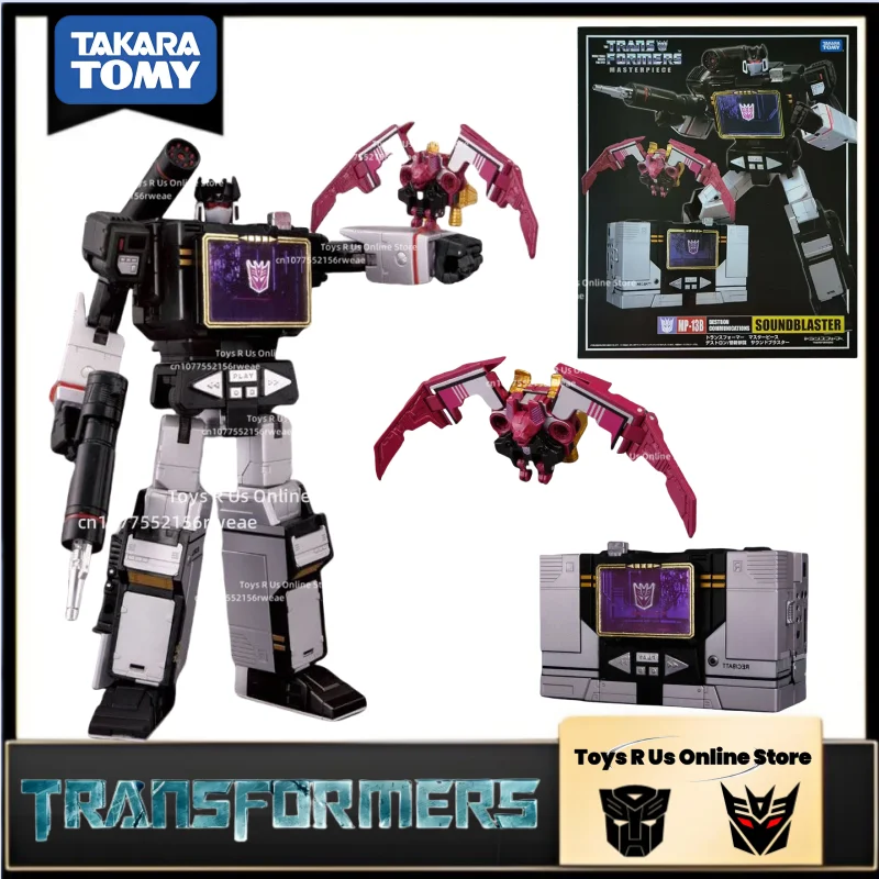 In Stock Takara Tomy Transformers Masterpiece MP-13B Soundblaster 20Cm Anime Original Action Figure Model Toy Gift Collection