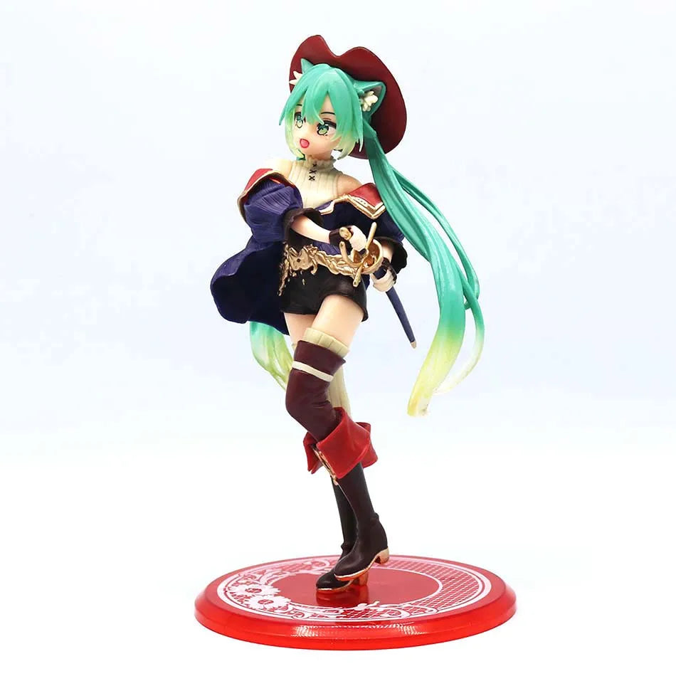19cm Sexy Girl Hatsune Miku Anime Figure Fashion Subclture Miku Action Figure Christmas Gift PVC Collection Model Doll Toys