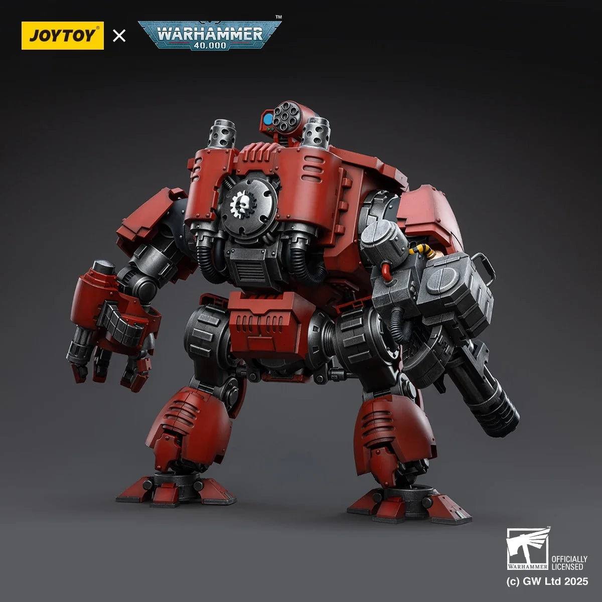 JOYTOY Warhammer 40K 1/18 Scale Blood Angels Redemptor Dreadnought Action Figure Model Toys For Collection