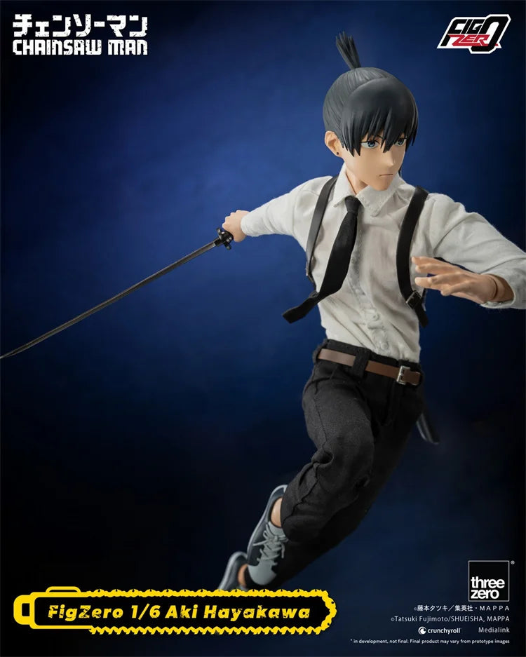 In Stock Threezer 3Z04670M0 1/6 Scale Male Soldier Chainsaw Man Hayakawa Aki Gun Demon Model Full Set 12in Action Figures Body