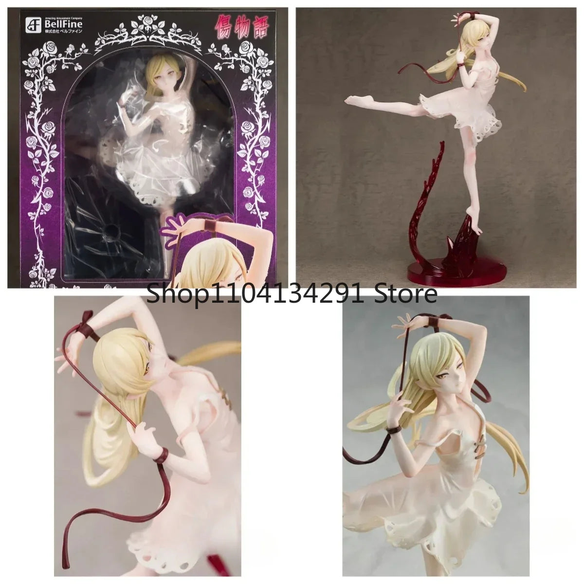 Original Bellfine Figure Monogatari Series: Shinobu Oshino 12-Year-Old Ver. Kishisute 1/6 Scale Articulated Action Figure Toy