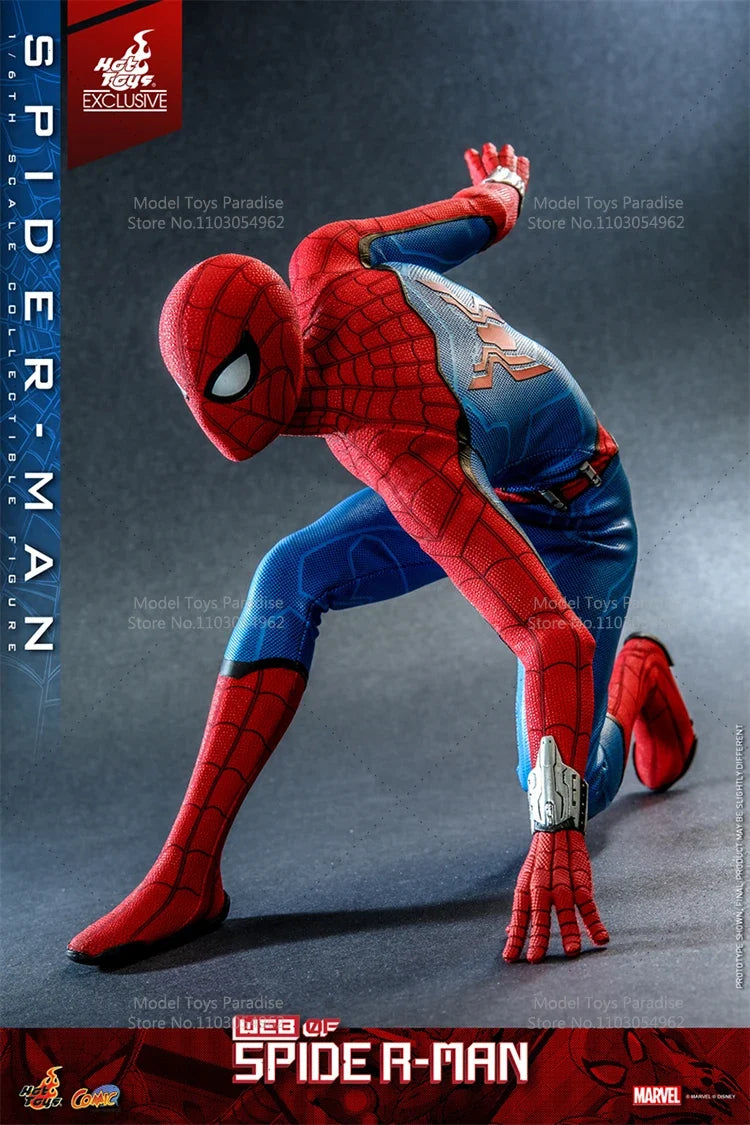Original HotToys CMS010 1/6 Collectible Toys Spider Man Limited Edition Super Hero Soldier 12inch Action Figure Model Gifts