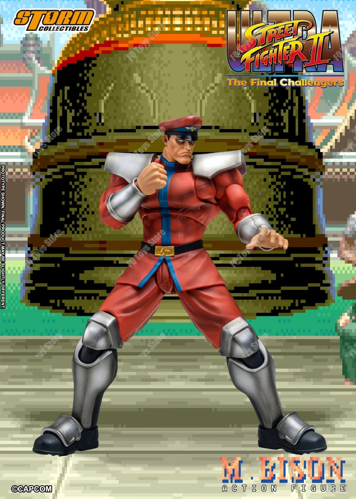 In Stock Original Storm Toys ST 1/12 SF Street Fighter M·Bison Vega Anime Action Figures Toys Models PVC Gift