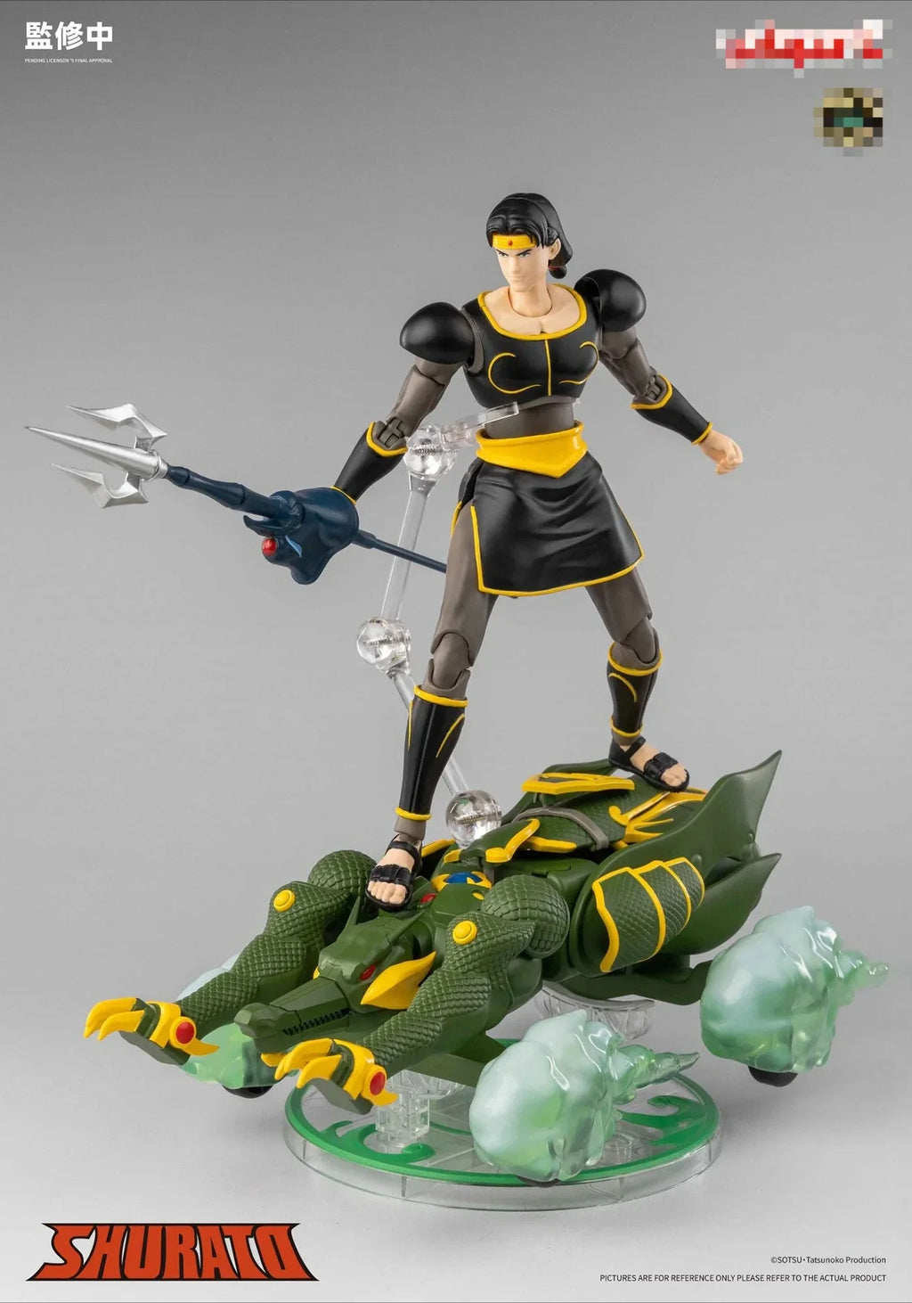 In stock AMK PRO X Series Tenkuu Senki Shurato The King Ryu Ryoma Shakti Armor Dragon Naga Metal Armor with Object Action Figure