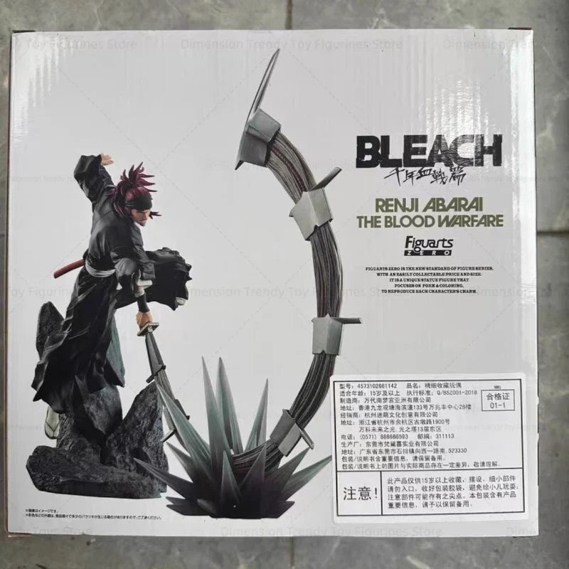 Bandai Original In Stock Thousand Years of Blood War Figuarts ZERO Anime Bleach Abarai Renji Action Figures Model Toy Gifts DT