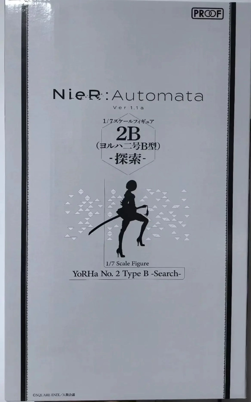 (In Stock)  Original PROOF TV NieR:Automata YoRHa No.2 Type B 1/7 PVC Figure Model Collection Toy Gift