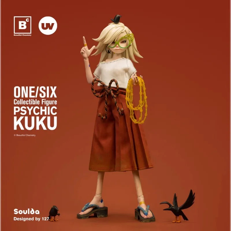 Underverse Original 1/6 Beautiful Chemistry ENFJ PSYCHIC KUKU Collectible Action Dolls 127 Design Product Action Figure Boy Toys